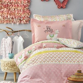 Постельное белье Karaca Home - Arlina pembe 2019-2 розовый ранфорс подростковое