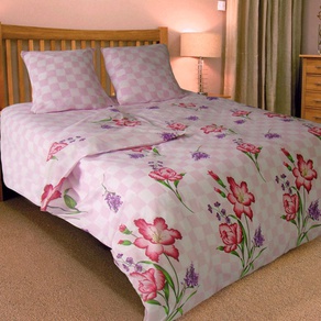 Комплект постельного белья ТЕП Алисия розовая двуспальный