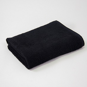 Однотонное махровое полотенце  Lotus 40*70 см Черный