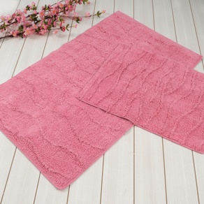 Набор ковриков для ванной  Jasmine розовый