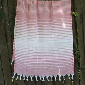 Полотенце Lotus Pestemal - Light-pink 05 75*150 Micro stripe