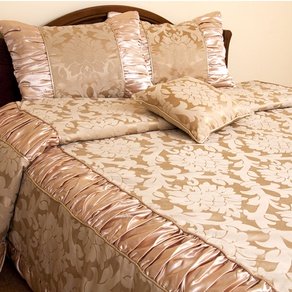 Покрывало элит ТАС Damask кофе