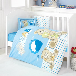 Детское постельное белье для младенцев Eponj Home - Yumos Mavi