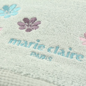 Полотенце махровое Marie Claire - Florale голубое
