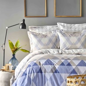 Постельное белье Karaca Home ранфорс - Astin lila 2019-1 лиловый евро