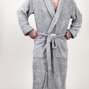 Халат махровый бамбуковый Tac - Maison - GRI L/XL