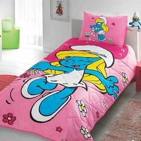 Покрывало хлопковое Tac Disney Sirine In Village pembe