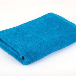 Однотонное махровое полотенце Lotus  70*140 см (бирюзовое)