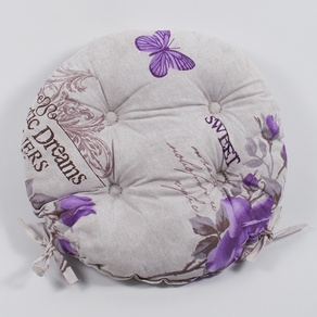 Подушка на стул Lotus круглая Ø 40 - Ella лиловый