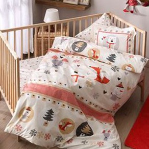 Детское постельное белье для младенцев TAC Snow Kırmızı 
