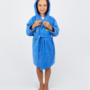 Халат детский Lotus - Винни Пух 5-6 лет синий