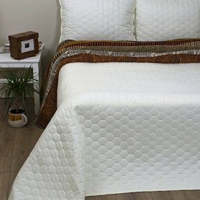 Покрывало Lotus Broadway - Comb кремовый 175*220