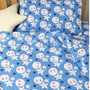 Детское постельное белье для младенцев Lotus ранфорс - LoNy синий