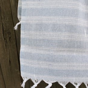 Полотенце Lotus Pestemal - Blue 07 75*150 Hard stripe
