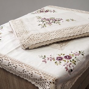 Скатерть Китай лен ленточный (83)