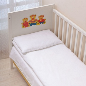 Постельное белье в кроватку Lotus Отель - белый н.60*60 (1 шт)