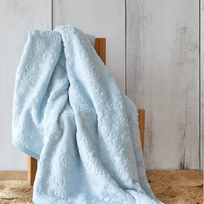 Детский плед в кроватку Karaca Home - Candy Mavi 2020-2 100*120