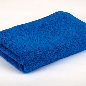 Однотонное махровое полотенце  Lotus  50*90 см (синий)