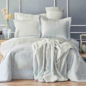 Покрывало с наволочками Karaca Home - Valeria prime tiffany 2020-1 ментоловый 260*270