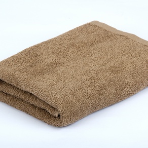 Однотонное махровое полотенце Lotus 40*70 см (кофе)