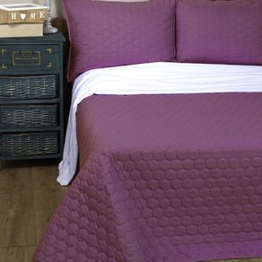 Покрывало Lotus Broadway - Comb фиолетовый 150*220