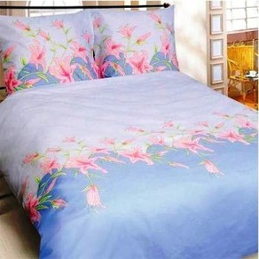 Комплект постельного белья ТЕП Лілія голубая двуспальный