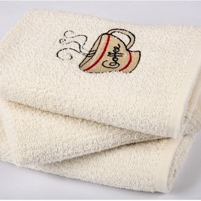 Полотенце кухнное Lotus вышивка - Cup Coffee крем 40*60