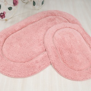 Набор ковриков для ванной  Blanco розовый