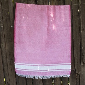 Полотенце Lotus Pestemal - Pink 01  75*150 Simple stripe