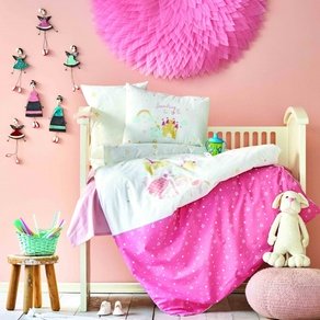 Постельное белье для младенцев Karaca Home - Lovable pudra 2020-2 пудра ранфорс