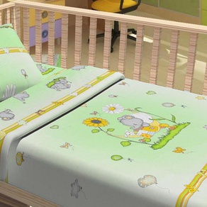 Постельное белье для младенцев Kidsdreams - Слоники зелені