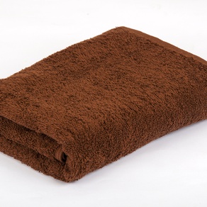 Однотонное махровое полотенце  Lotus 40*70 см (коричневое)