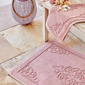 Набор ковриков Karaca Home - Milly pudra пудровый 60*100+50*60
