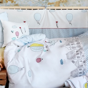 Постельное белье для младенцев Karaca Home - Balloon 2018-1 аппликация