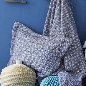 Плед - покрывало Karaca Home - Ruben 2019-2 lacivert 160*220