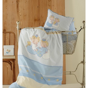 Комплект в кроватку Karaca Home - MINI голубой