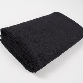 Однотонное махровое полотенце  Lotus  50*90 см Черный