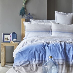 Постельное белье Karaca Home ранфорс - Lapis indigo 2018-1 полуторное