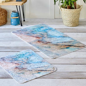 Набор ковриков Karaca Home - Marble 60*100+50*60