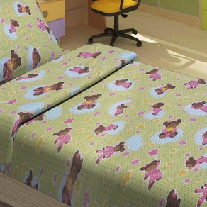 Детское постельное белье для младенцев Lotus ранфорс - BoBi зеленый