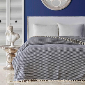 Покрывало пике Nautica Home - Ester indigo синий 200*230